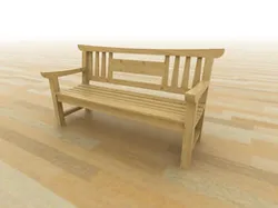 Japanese Garden Bench