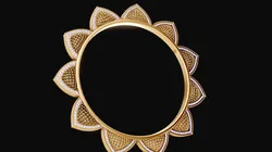Jewelry & Accessories STL Download - Lotus Diamond Bangleby Christina3d
