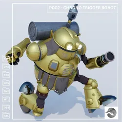 P002 CHRONO TRIGGER ROBOT 3D