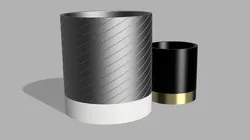Round Coil Vase / Planter