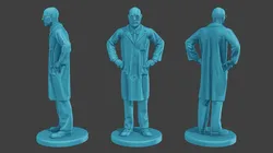 Scientist Male SM1 009 3D Print Model in Figurines 440133