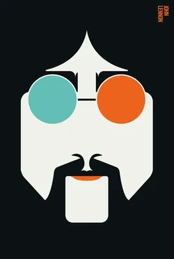 Sculptures & Artworks STL تنزيل - 3MF COLOR John Lennon face logo - Nelea N²C³R