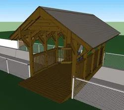 16 ft. covered bridge