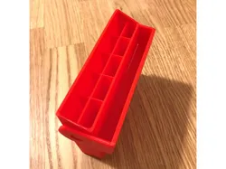1S LiPo storage with hinged lid, up to 10 tiny whoop batteries.