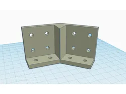 45/135 degree extrusion corner