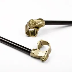 Cafe Racer ( Ducati - Triumph - BMW - Harley Davidson ) Handlebar VarioBar Clip On for Fork 50mm 3D STL file and Step file