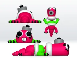 Characters & Creatures STL Download - Bobette Dandys World Flexi Articulated STL 3D Modelby FnFLab