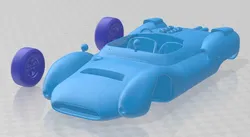 Cooper Type 61 Monaco King Cobra 1963 Printable Car 3D Print Model in Automotive 441766