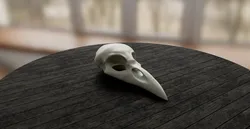 Crow Skull Pendant