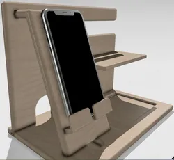 Desktop smartphone holder Filestl model3d print3d personalizza il tuo gadget progettato con me 3D Print Model in Phone cases 441098