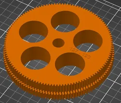 Doppelzahnrad 123-127 für Bernardo P600G, Double gear 123-127 for Bernardo P600G