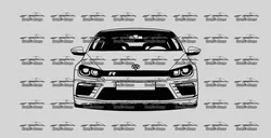 Home Decorations & Ornaments STL Download - Volkswagen Scirocco Front Loweredby BronCustoms