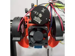 less extended more pointy mod of Tronxy e3d Modular Hurricane 5015 duct