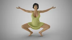 Liberated Woman 3D Print Model in Woman 441809