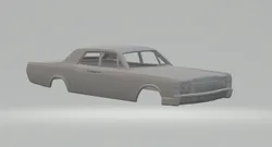 Lincoln continental mark mk4 sedan 3D Print Model in Vehicle 441647