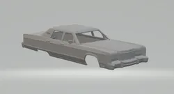 LINCOLN CONTINENTAL MK5 3D Print Model in Vehicle 441720