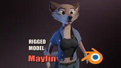 Maylin Anthro Wolf