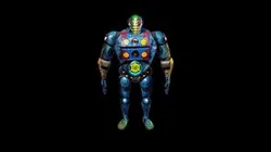 Meshy body painting Samuel Davis