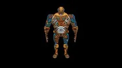 Meshy body painting Samuel Davis