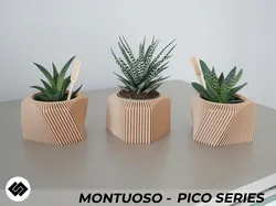 Montuoso Series Triple Planter Set