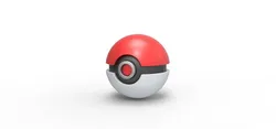 Poke Ball 3D Print Model in Other 440388