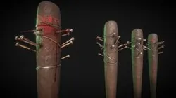 Post Apocalyptic spiked Club