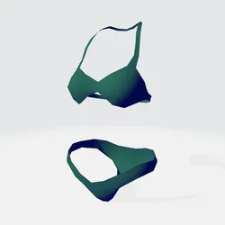 Simple female swimsuit Free