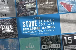 Stone Background Textures Bundle Vol1 - Photo Edition CG Textures in Rock 441020