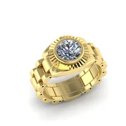 152 Ring for men 3D Print Model in Rings 443936