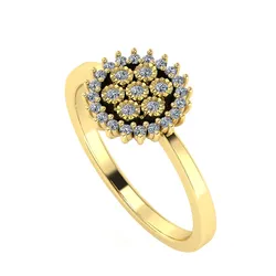 89 Female ring 3D Print Model in Rings 443927