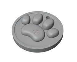 Cat's Paw Keychain