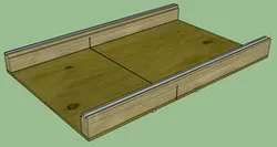 Cross Cut Sled For Saw Stop Saws