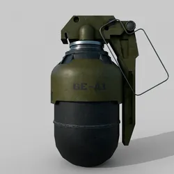 Futuristic grenade concept