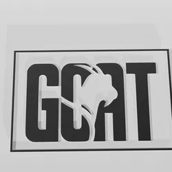 Goat Logo Decor - Wall Art Onecolor