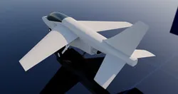 Jet trainer rc model plane