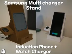 Soporte de teléfono con cargador múltiple Samsung - Modelo de impresión 3D gratuito
