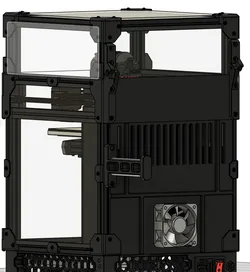 voron v0.2 back panel 60mm fan