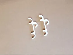 1/2" & 3/4" PVC Dual Hanging Gutter Clip