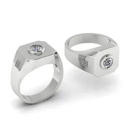 182 Ring for men 3D Print Model in Rings 445092