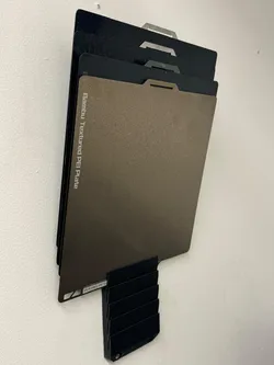 Build plate/sheet wall holder (Easy to print)