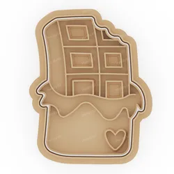 Chocolate Bar Cookie Cutter - 8 cm