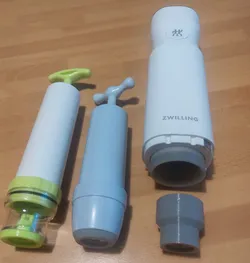 Dry bag adapter for Zwilling vacuum pump