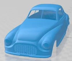 Ferrari 166 Inter 1948 Printable Body Car 3D Print Model in Automotive 444470
