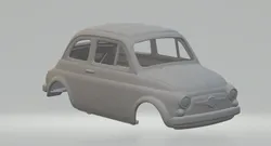 Fiat Abarth 595 3D Print Model in Vehicle 421669