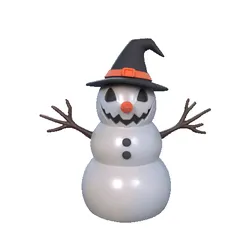 Gratis Other STL indir - Witch Snow Man for Kids - Sherry Toy