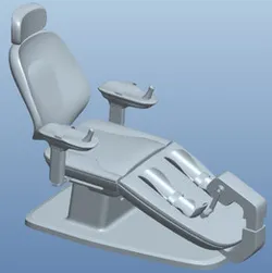 Guided rehabilitation chair