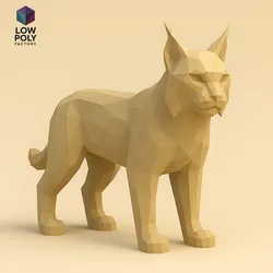 Lynx - Stealthy wild feline ears with Low Poly style brushes