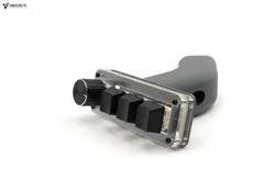 Macro Keyboard Mount (3 Key + 1 Knob Version)