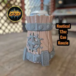 Medieval Nautical Can Koozie