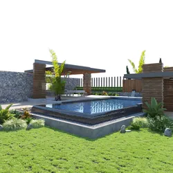 Private Park Environment with pool